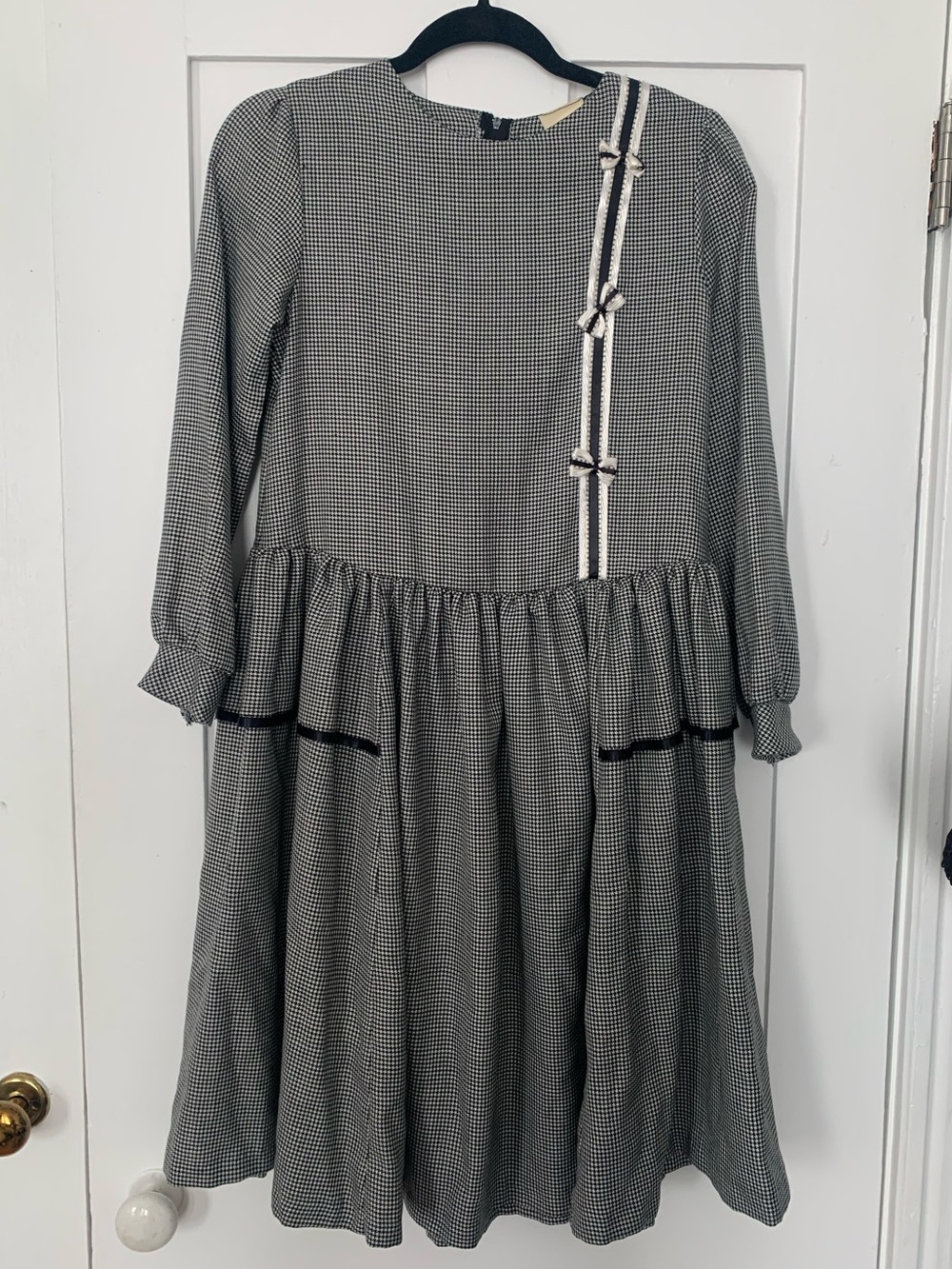 Houndstooth Bow Dress